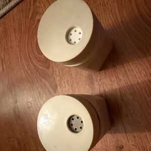 Vintage Cream Salt and Pepper Shaker Set